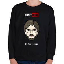 PRINTFASHION El Professor - Gyerek pulóver - Fekete gyerek pulóver, kardigán
