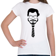 PRINTFASHION El Professor / Lacasa de Papel - Női póló - Fehér női póló