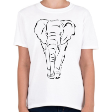 PRINTFASHION Elefánt  - Gyerek póló - Fehér gyerek póló