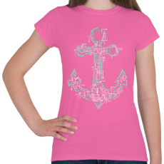PRINTFASHION Elektrohorgony - Női póló - Rózsaszín
