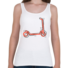 PRINTFASHION Elektromos roller - Női atléta - Fehér