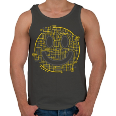 PRINTFASHION Elektromosoly - Férfi atléta - Sötétszürke
