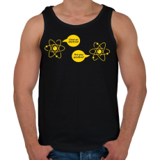 PRINTFASHION ELEKTRON - Férfi atléta - Fekete