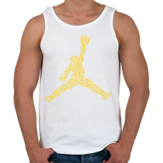 PRINTFASHION Elektrougrás - Férfi atléta - Fehér