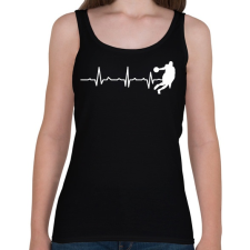 PRINTFASHION Élete a kosarazás - Női atléta - Fekete női trikó