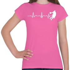 PRINTFASHION Élete a kosarazás - Női póló - Rózsaszín női póló