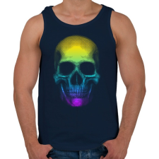 PRINTFASHION Eleven koponya - Férfi atléta - Sötétkék atléta, trikó