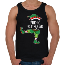 PRINTFASHION Elfsquad - Férfi atléta - Fekete atléta, trikó