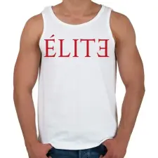 PRINTFASHION ÉLITE - Férfi atléta - Fehér atléta, trikó