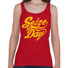 PRINTFASHION Élj a mának - Női atléta - Cseresznyepiros női trikó