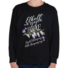 PRINTFASHION Elkelt a szezon ékköve! Lánybúcsú - Gyerek pulóver - Fekete gyerek pulóver, kardigán