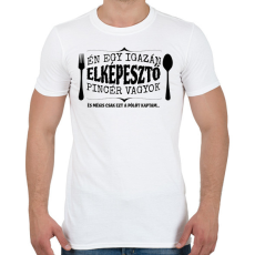 PRINTFASHION Elképesztő pincér - Férfi póló - Fehér