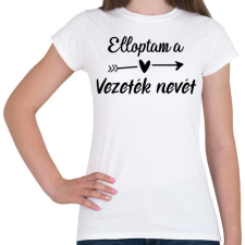PRINTFASHION Elloptam a vezeték nevét - páros 1 - Női póló - Fehér női póló