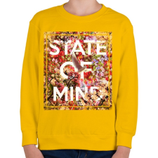 PRINTFASHION Elmeállapot - Gyerek pulóver - Sárga gyerek pulóver, kardigán