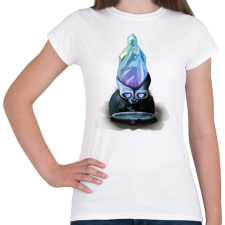 PRINTFASHION Elmerengő koponya - Női póló - Fehér női póló