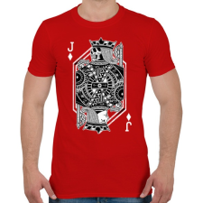 PRINTFASHION Elmúlás - Férfi póló - Piros férfi póló