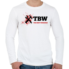 PRINTFASHION Élmunkások  - Férfi hosszú ujjú póló - Fehér férfi póló