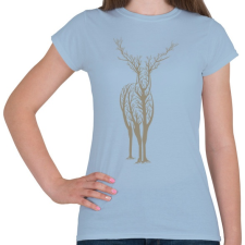 PRINTFASHION Élővilág - Női póló - Világoskék női póló