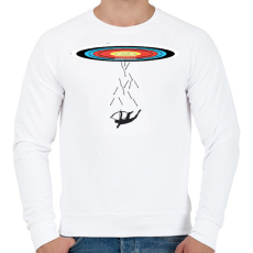 PRINTFASHION Elrabolt íjász - Férfi pulóver - Fehér