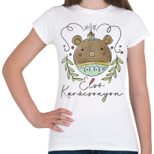 PRINTFASHION Első karácsonyom - Női póló - Fehér női póló