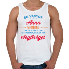 PRINTFASHION Eltévedni - Én vagyok - Férfi atléta - Fehér