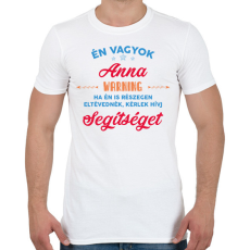 PRINTFASHION Eltévedni - Én vagyok - Férfi póló - Fehér