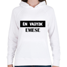 PRINTFASHION Eltévedt pároknak - Én vagyok - Női kapucnis pulóver - Fehér