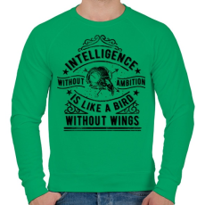 PRINTFASHION Eltökéltség - Férfi pulóver - Zöld