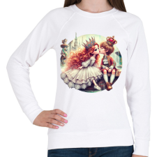 PRINTFASHION Elvarázsolt herceg - Női pulóver - Fehér női pulóver, kardigán