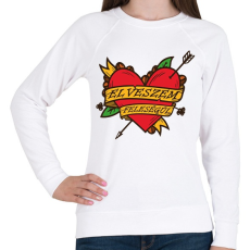 PRINTFASHION Elveszem feleségül - Női pulóver - Fehér