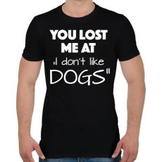 PRINTFASHION Elvesztettél - Férfi póló - Fekete