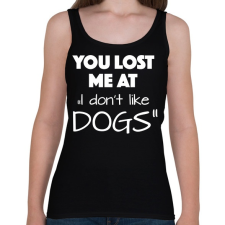 PRINTFASHION Elvesztettél - Női atléta - Fekete női trikó