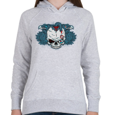 PRINTFASHION Embertelen - Női kapucnis pulóver - Sport szürke női pulóver, kardigán