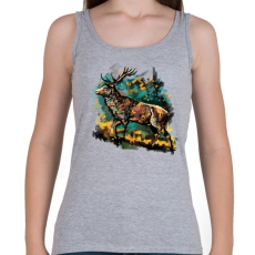 PRINTFASHION Emelt fővel - Női atléta - Sport szürke