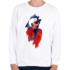 PRINTFASHION Emett Doc - Gyerek pulóver - Fehér gyerek pulóver, kardigán