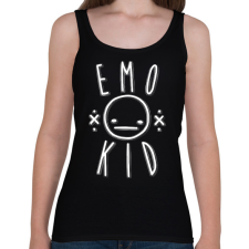 PRINTFASHION Emo kid - Női atléta - Fekete női trikó