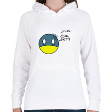 PRINTFASHION Emotion - Női kapucnis pulóver - Fehér