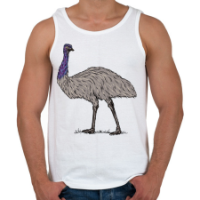 PRINTFASHION Emu - Férfi atléta - Fehér atléta, trikó