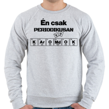 PRINTFASHION Én csak periodikusan káromkodok - Férfi pulóver - Sport szürke férfi pulóver, kardigán