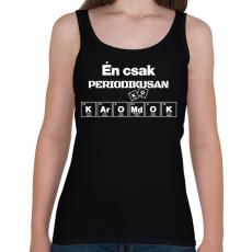 PRINTFASHION Én csak periodikusan káromkodok - Női atléta - Fekete