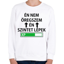 PRINTFASHION Én nem öregszem... - Gyerek pulóver - Fehér gyerek pulóver, kardigán