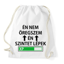 PRINTFASHION Én nem öregszem... - Sportzsák, Tornazsák - Fehér tornazsák