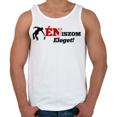 PRINTFASHION Én sosem iszom eleget - Férfi atléta - Fehér