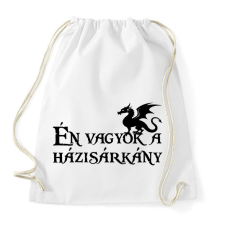 PRINTFASHION Én vagyok a házisárkány-Páros póló - Sportzsák, Tornazsák - Fehér tornazsák