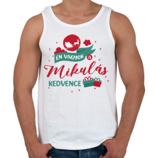 PRINTFASHION Én vagyok a kedvence - Páros - Férfi atléta - Fehér