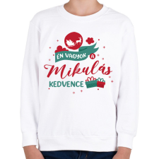 PRINTFASHION Én vagyok a kedvence - Páros - Gyerek pulóver - Fehér gyerek pulóver, kardigán