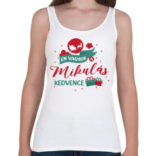 PRINTFASHION Én vagyok a kedvence - Páros - Női atléta - Fehér női trikó