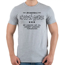 PRINTFASHION Én vagyok a középső gyerek... - Férfi póló - Sport szürke férfi póló