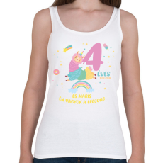 PRINTFASHION Én vagyok a legjobb - Női atléta - Fehér