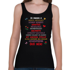 PRINTFASHION Én vagyok a legszuperebb óvó néni - világos - Női atléta - Fekete